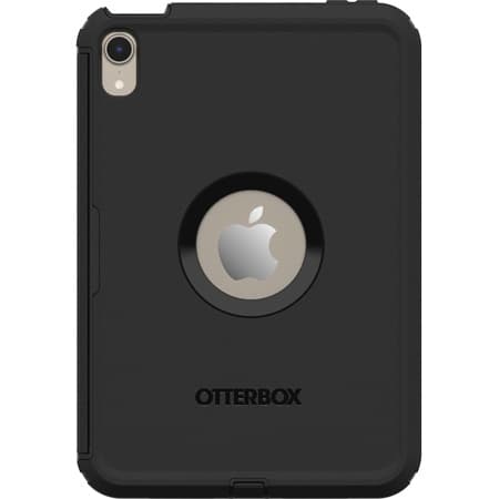 OtterBox Defender Series - Bagcover til tablet - Beskyttelsesstander - Polycarbonat, syntetiske fibre - Sort - til Apple iPad mini (6. generation)