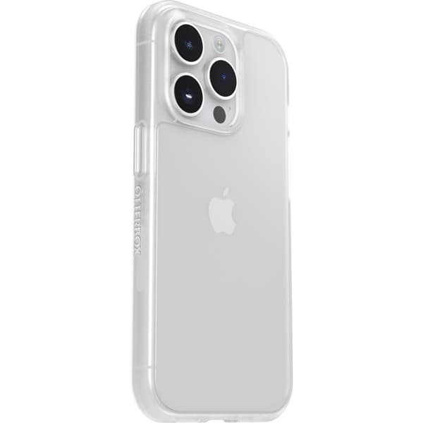 OtterBox React Series - Bakskal till mobiltelefon - antimikrobiellt - polykarbonat, syntetiska fibrer - klar - för Apple iPhone 14 Pro Max