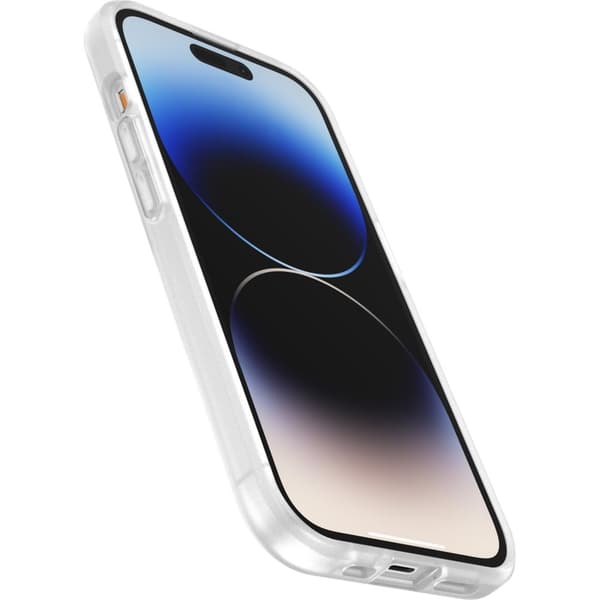 OtterBox React Series - Bakskal till mobiltelefon - antimikrobiellt - polykarbonat, syntetiska fibrer - klar - för Apple iPhone 14 Pro Max