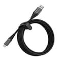 Miniatyrbillede 2 af 2: OtterBox Premium - USB-kabel - USB (M) til 24 ben USB-C (M) - USB 2.0 - 3 m - Dark Ash Black