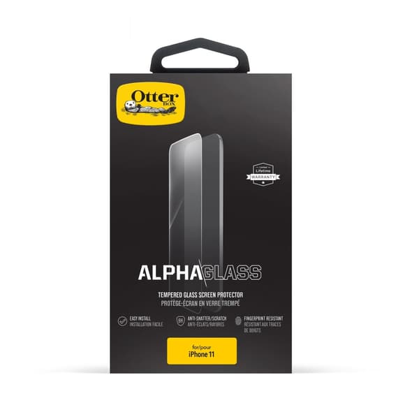 OtterBox Alpha Glass Series för Apple iPhone 11/XR - genomskinlig (77-62482)