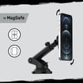 Miniatyrbild 7 av 9: OtterBox - bilhållare för mobiltelefon - för MagSafe - svart - för Apple iPhone 12, 12 mini, 12 Pro, 12 Pro Max