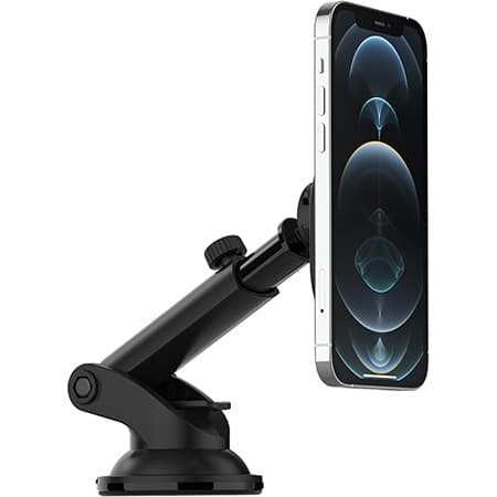 OtterBox - bilhållare för mobiltelefon - för MagSafe - svart - för Apple iPhone 12, 12 mini, 12 Pro, 12 Pro Max