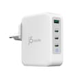 Miniatyrbillede 1 af 5: j5create JUP43130E-EN - 130 Watt GaN 4-ports USB-C® oplader - EU (JUP43130E-EN)