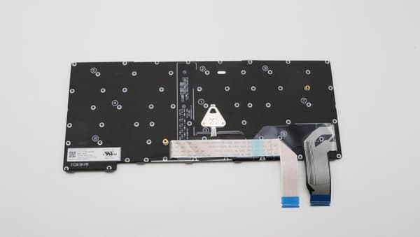 Lenovo Chicony - korvaava näppäimistökannettava - ohjauspisteellä - taustavalo - QWERTZ - saksalainen - musta - FRU - ThinkPad X13 Gen 3 21BN, 21BQ (5