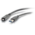 Pikkukuva 1 / 3: C2G 1,80 metrin USB C - USB A -kaapeli - USB 3.2 - 5 Gbps - M/M - USB-kaapeli - USB Type A (M) - 24 pin USB-C (M) - USB 3.1 - 30 V - 3 A - 1,83 m - Mu