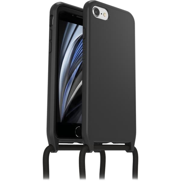 OtterBox React Series - Mobiltelefon bagcover - kæde - Sort - til Apple iPhone 7, 8, SE (2. generation), SE (3. generation)