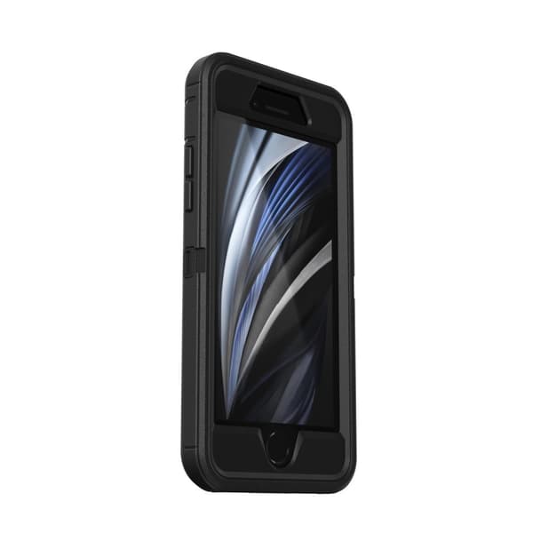 OtterBox Defender Series Apple iPhone 8 & iPhone 7 - Mobiltelefonbagcover - slidstærkt - polycarbonat, syntetiske fibre - sort - til Apple iPhone 7, 8