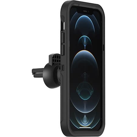 OtterBox - bilhållare för mobiltelefon - för MagSafe - svart - för Apple iPhone 12, 12 mini, 12 Pro, 12 Pro Max