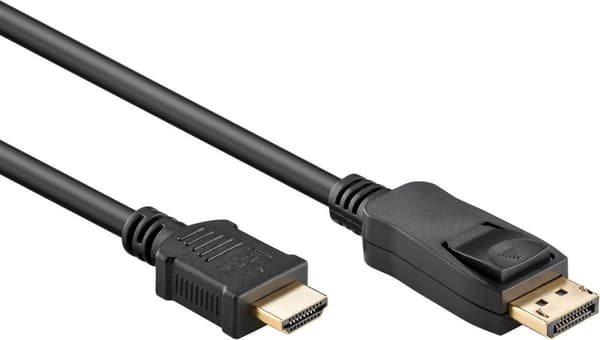 DisplayPort till HDMI-kabel - DP 2.0 / HDMI 2.1 (8K 60Hz + HDR) / svart - 3 meter