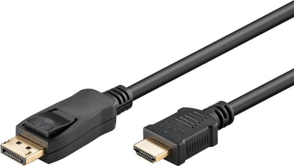 DisplayPort till HDMI-kabel - DP 2.0 / HDMI 2.1 (8K 60Hz + HDR) / svart - 3 meter