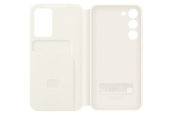 Samsung Smart View Wallet Case för Galaxy S23+, Cream (EF-ZS916CUEGWW)