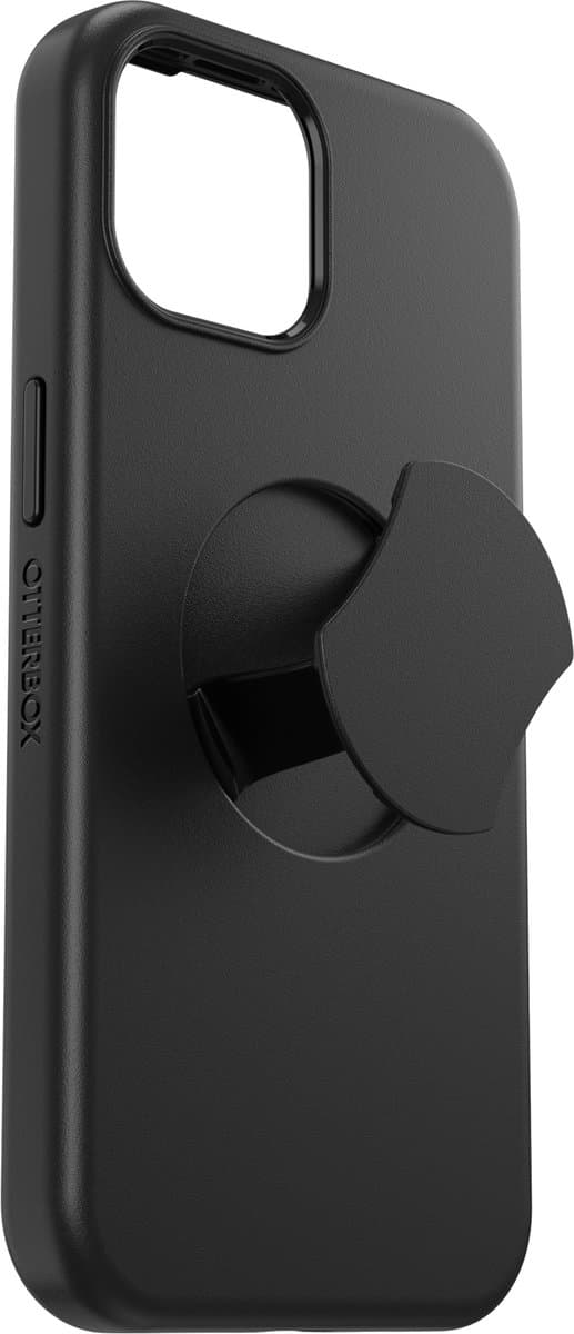 OtterBox OtterGrip kotelo sopii Apple iPhone 15 Plus | Yhteensopiva MagSafe | Takakansikotelo | Musta