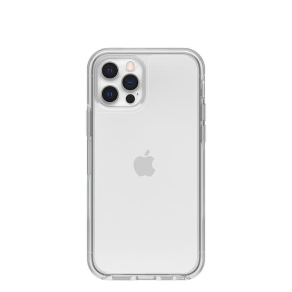 OtterBox Symmetry Series - Bagcover til mobiltelefon - polycarbonat, syntetiske fibre - klar - til Apple iPhone 12, 12 Pro