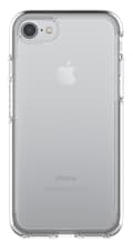Miniatyrbillede 1 af 6: OtterBox Symmetry Series Apple iPhone 7 - Bagcover til mobiltelefon - polycarbonat, syntetiske fibre - gennemsigtig - til Apple iPhone 6, 6s, 7, 8, SE