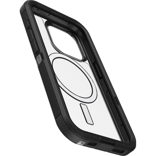 OtterBox Defender Series XT til iPhone 15 Pro – mørk side (klar/sort) (77-93267)