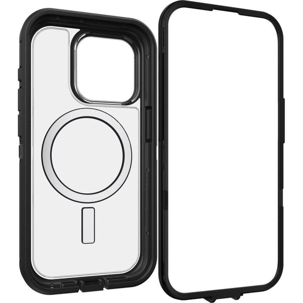 OtterBox Defender Series XT til iPhone 15 Pro – mørk side (klar/sort) (77-93267)