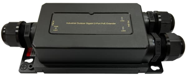 LevelOne Industrial IP67 PoE BT-förlängare/repeater - Nätverksrepeater - 100 m - IP67 - IEEE 802.3 - IEEE 802.3ab - IEEE 802.3af - IEEE 802.3at - IEEE Svart