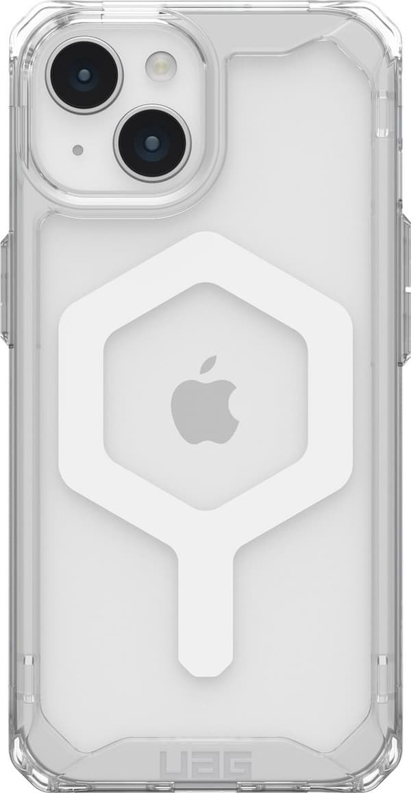 UAG - Plyo Mag iPhone 15 -kotelo - läpinäkyvä/valkoinen