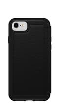 Miniatyrbild 1 av 7: OtterBox Strada Series - flip-mobilfodral - läder - midnattssvart - för Apple iPhone 7, 8, SE (2:a generationen), SE (3:e generationen)