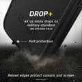 Pikkukuva 4 / 10: OtterBox Defender Series - ProPack Packaging - takakuori matkapuhelimelle - kestävä - polykarbonaatti, synteettiset kuidut - musta - Apple iPhone 12,