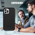Pikkukuva 9 / 10: OtterBox Defender Series - ProPack Packaging - takakuori matkapuhelimelle - kestävä - polykarbonaatti, synteettiset kuidut - musta - Apple iPhone 12,