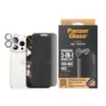 Miniatyrbillede 4 af 7: PanzerGlass™ Privacy 3-i-1 sæt iPhone 15 Pro - Apple - Apple - iPhone 15 Pro - Tør applikation - Stødsikker - Gennemsigtig - 1 stk (B1173+P2810)