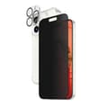 Miniatyrbillede 1 af 7: PanzerGlass™ Privacy 3-i-1 sæt iPhone 15 Pro - Apple - Apple - iPhone 15 Pro - Tør applikation - Stødsikker - Gennemsigtig - 1 stk (B1173+P2810)