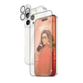 Miniatyrbillede 1 af 7: PanzerGlass™ 3-i-1 sæt iPhone 15 Pro - Apple - Apple - iPhone 15 Pro - Tør applikation - Stødsikker - Gennemsigtig - 1 stk (B1173+2810)
