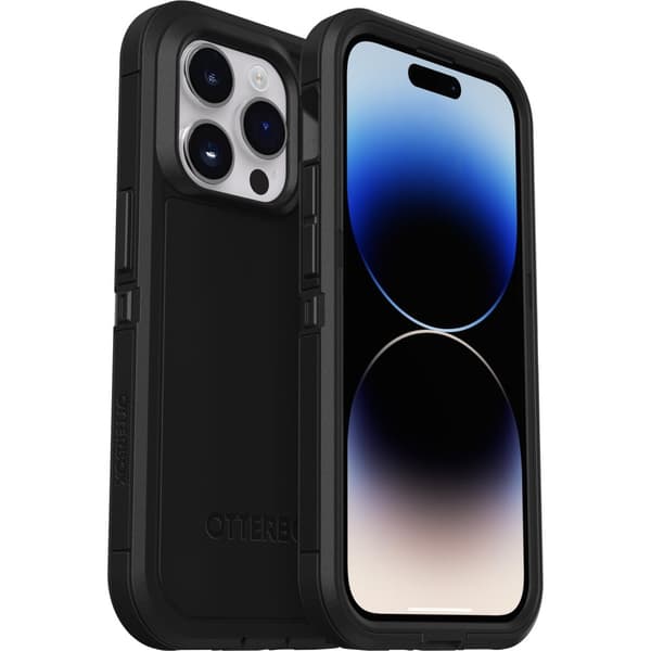 OtterBox Defender Series XT - Mobiltelefonbagcover - modstandsdygtig - med MagSafe - kompatibel med MagSafe - polycarbonat, syntetiske fibre - sort -