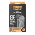 Pikkukuva 5 / 7: PanzerGlass™ 3-in-1 Set iPhone 15 Pro Max - Apple - Apple - iPhone 15 Pro Max - Kuivasovellus - Iskunkestävä - Läpinäkyvä - 1 kpl (B1175+2812)