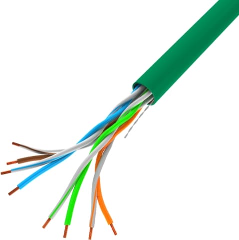 Lanberg LCU5-10CC-0305-G verkkokaapeli vihreä 305 m Cat5e U/UTP (UTP) (LCU5-10CC-0305-G)