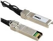 Dell 10GbE koppar Twinax Direct Attach-kabel - direktanslutningskabel - SFP+ (M) till SFP+ (M) - 3 m - twinaxial - för nätverk N1148, PowerSwitch S411