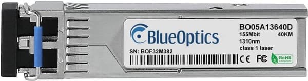 KTI Networks SFP-FCD-S30-En kompatibel BlueOptics© SFP transceiver för singelmode dataöverföringar med 155 Mbit i fiberoptiska nätverk. Stöder Fast Et