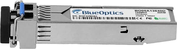 Alcatel-Lucent iSFP-100-SM40 kompatibel BlueOptics© SFP transceiver til single-mode datatransmissioner med 155 Mbit i fiberoptiske netværk. Understøtt