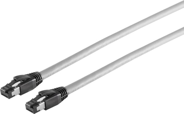 S/CONN suurin liitettävyys verkkokaapeli patch cable cat. 8.1 S/FTP PIMF halogeeniton harmaa 20.0m (08-40090)