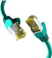 M-CAB CAT6A GRØN 15M PATCH CORD RJ45 S/FTP LSZH 10GBIT CU LAN (EC020200084)