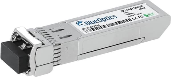 BlueOptics Transition Networks TN-SFP-10G-ZR-kompatibel SFP+ nätverkstransceivermodul fiberoptik 10000 Mbit/s SFP+ 1550 nm (TN-SFP-10G-ZR-BO)