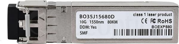 BlueOptics BO35J15680D nätverkstransceivermodul fiberoptisk 10000 Mbit/s SFP+ 1550 nm (EX-SFP-10GE-ZR-BO)