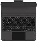 Urban Armour Gear UAG Robust Bluetooth-tastatur m/Trackpad til iPad 10.2 Tysk - Sort/Ash - tastatur og folio-etui (etui) - med pegefelt - robust - bag
