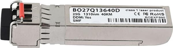 Kompatibel Cumulus SFP28-25G-ER BlueOptics© SFP28 Transceiver, LC-Duplex, 25GBASE-ER, Singlemode Fiber, 1310nm, 40KM, DDM, 0°C/+70°C (SFP28-25G-ER-CN-