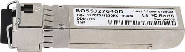 BlueOptics SFP-10G-BX-U-40KM-GM-BO nätverkstransceivermodul fiberoptik 10000 Mbit/s SFP+ (SFP-10G-BX-U-40KM-GM-BO)