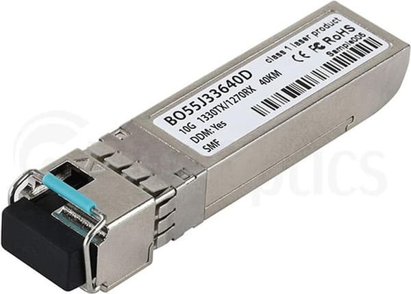 BlueOptics SFP-10G-BX-D-40KM-DL-BO nätverkstransceivermodul fiberoptik 10000 Mbit/s SFP+ (SFP-10G-BX-D-40KM-DL-BO)