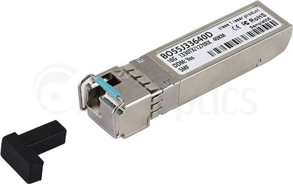 BlueOptics SFP-10G-BX-D-40KM-PS-BO nätverkstransceivermodul fiberoptik 10000 Mbit/s SFP+ (SFP-10G-BX-D-40KM-PS-BO)