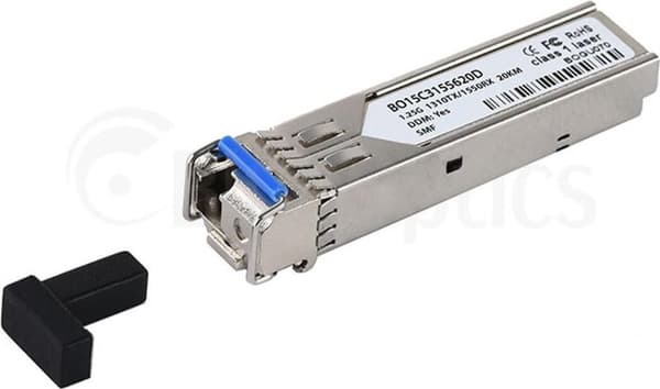 BlueOptics SFP-GE20KT13R15-BO nätverkstransceivermodul fiberoptik 1250 Mbit/s (SFP-GE20KT13R15-BO)