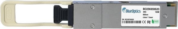 Niagara Networks N-QSFP-SR4-kompatibel BlueOptics© QSFP transceiver för multimode 40 gigabit höghastighetsdataöverföringar i fiberoptiska nätverk. Stö