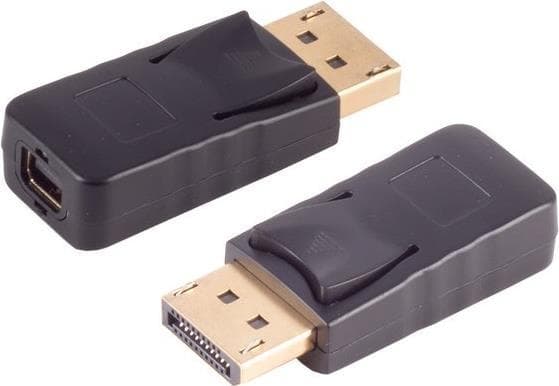 S/CONN maksimal tilslutning DisplayPort 1.2-adapter, DisplayPort han til Mini DisplayPort hun, 4K (10-01030)