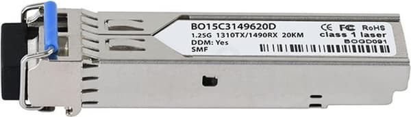 BlueOptics SFP-GE-LX-SM1310-BIDI-BO nätverkstransceivermodul fiberoptik 1250 Mbit/s (SFP-GE-LX-SM1310-BIDI-BO)