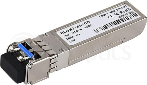 HPE Understøtter 10 Gigabit Ethernet, Fibre Channel eller SONET/SDH applikationer i switche, routere, lagersystemer og lignende hardware. BlueOptics S