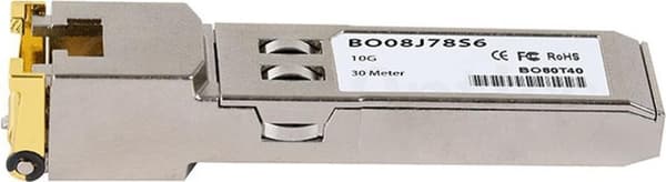 BlueOptics SFP-10G-RJ45-SW-BO nätverkstransceivermodul koppar 10000 Mbit/s SFP+ (SFP-10G-RJ45-SW-BO)